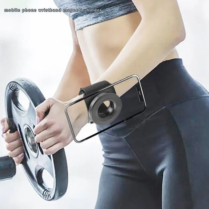 Wrist Strap Magnetic Phone Holder Universal Suitable For Navigation And Sports Easy To Disassemble With Anti Loss Rope