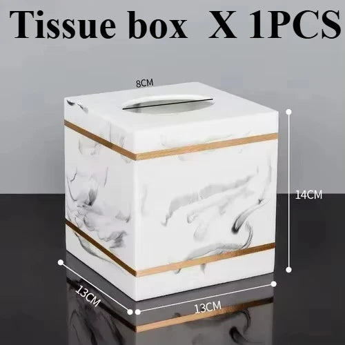 1pcs Resin Light Luxury Bathroom Wash Tray Hotel Bathroom Bathroom Wash Table Toothbrush Shelf Decoration  Toilet Accessories