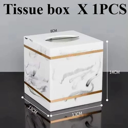 1pcs Resin Light Luxury Bathroom Wash Tray Hotel Bathroom Bathroom Wash Table Toothbrush Shelf Decoration  Toilet Accessories