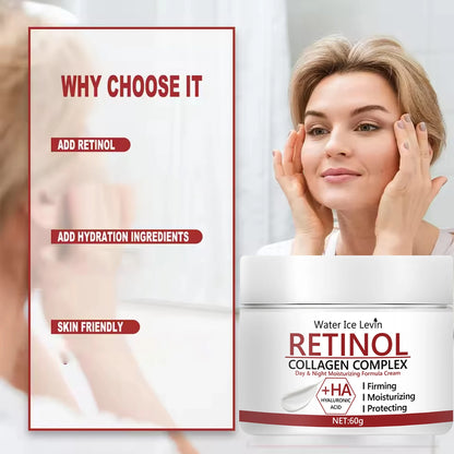 Retinol Cream, Retinol Collagen Cream, Vitamin C Moisturizer, Retinol Moisturizer, Suitable for Sensitive Facial Skin