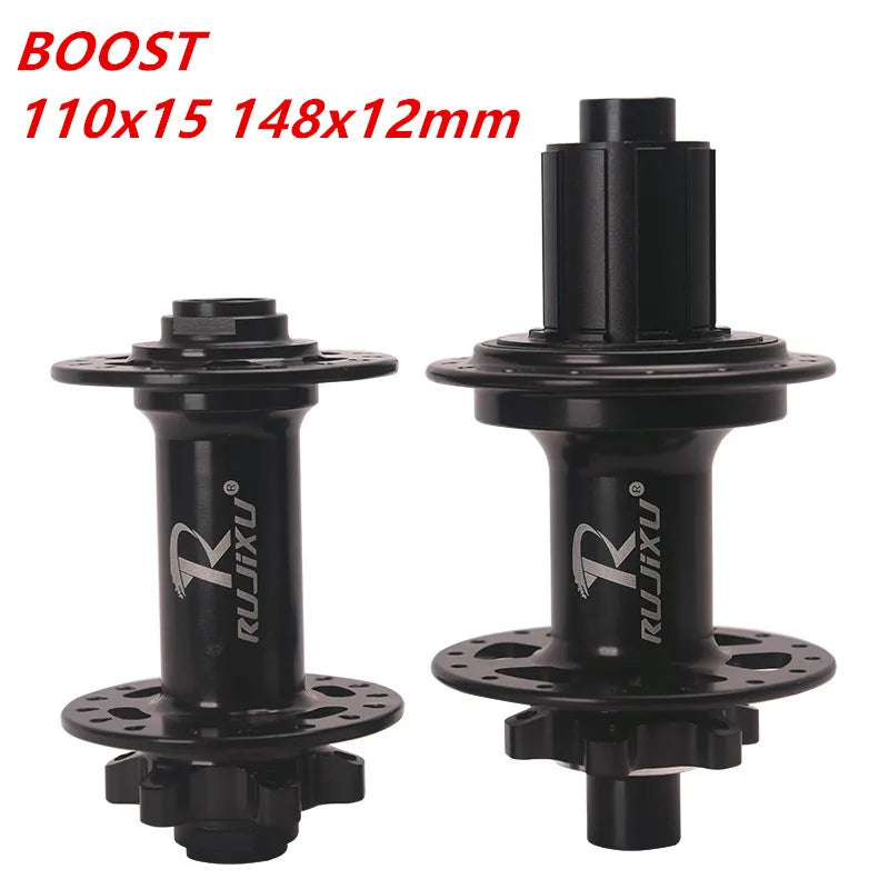 9 Pawls,RUJIXU, BOOST-Bicycle Bearing Hubs HG, MS, XD, 450T Noise, 5 Bearing Hubs, 110x15, 148x12mm, 32 Holes