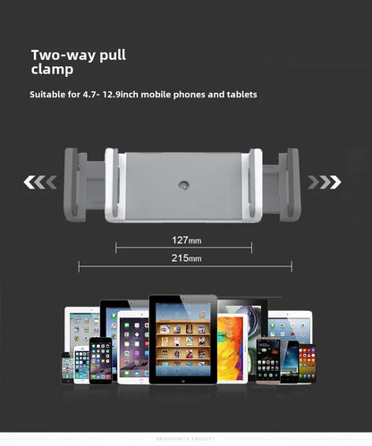 Sturdy Tablet Stand with Adjustable Viewing Angles - Ideal for Bedside, Desktop, and Kitchen Use