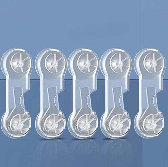 3/5Pcs Baby Cabinet Locks Strap Drawer Lock Child Anti-opening Refrigerator Lock Home Baby Anti-pinch Safety Protection Buckle
