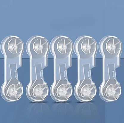 3/5Pcs Baby Cabinet Locks Strap Drawer Lock Child Anti-opening Refrigerator Lock Home Baby Anti-pinch Safety Protection Buckle