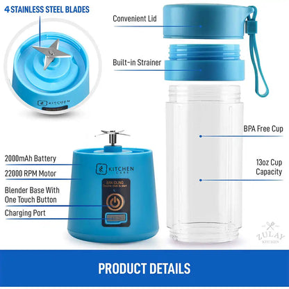 Portable Fruit Juice Blenders Summer Personal Electric Home Mini Bottle