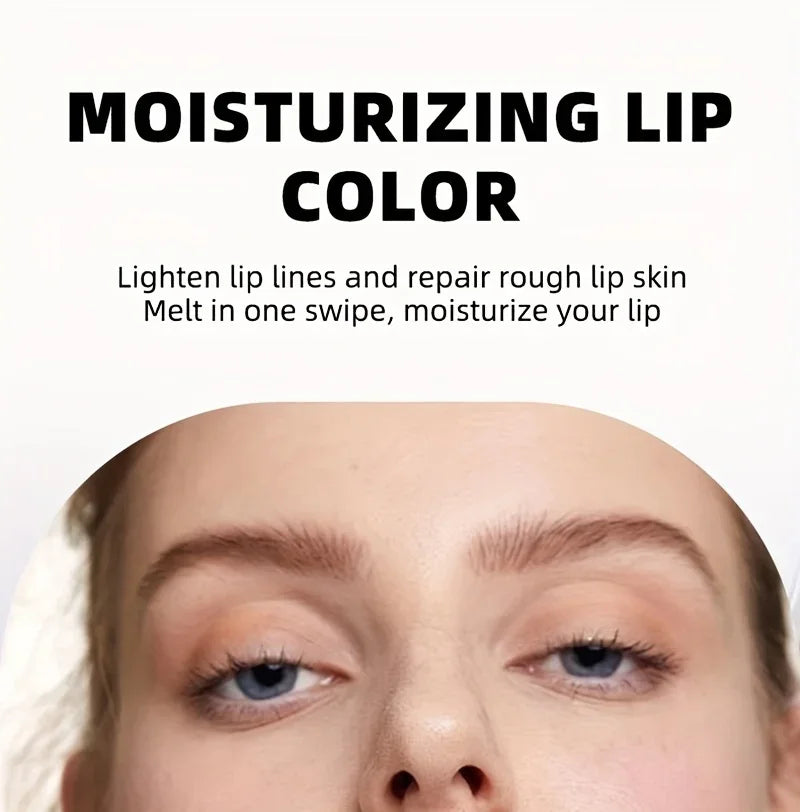 BEAUTY GLAZED Nourishing Lip Balm with Plant Squalane and Amino Acids, Natural Oil-Based, Long-Lasting Moisture Plant Squalane