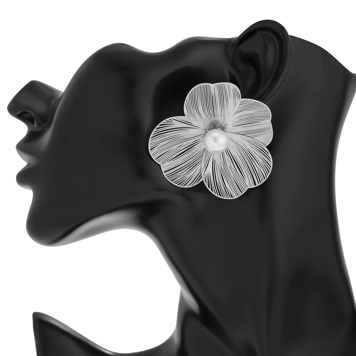 New In Flower Earrings for Women Pearl Dangle Tassel Earings pendientes flor aretes de mujer colgantes 2024 tendencia Gold Color