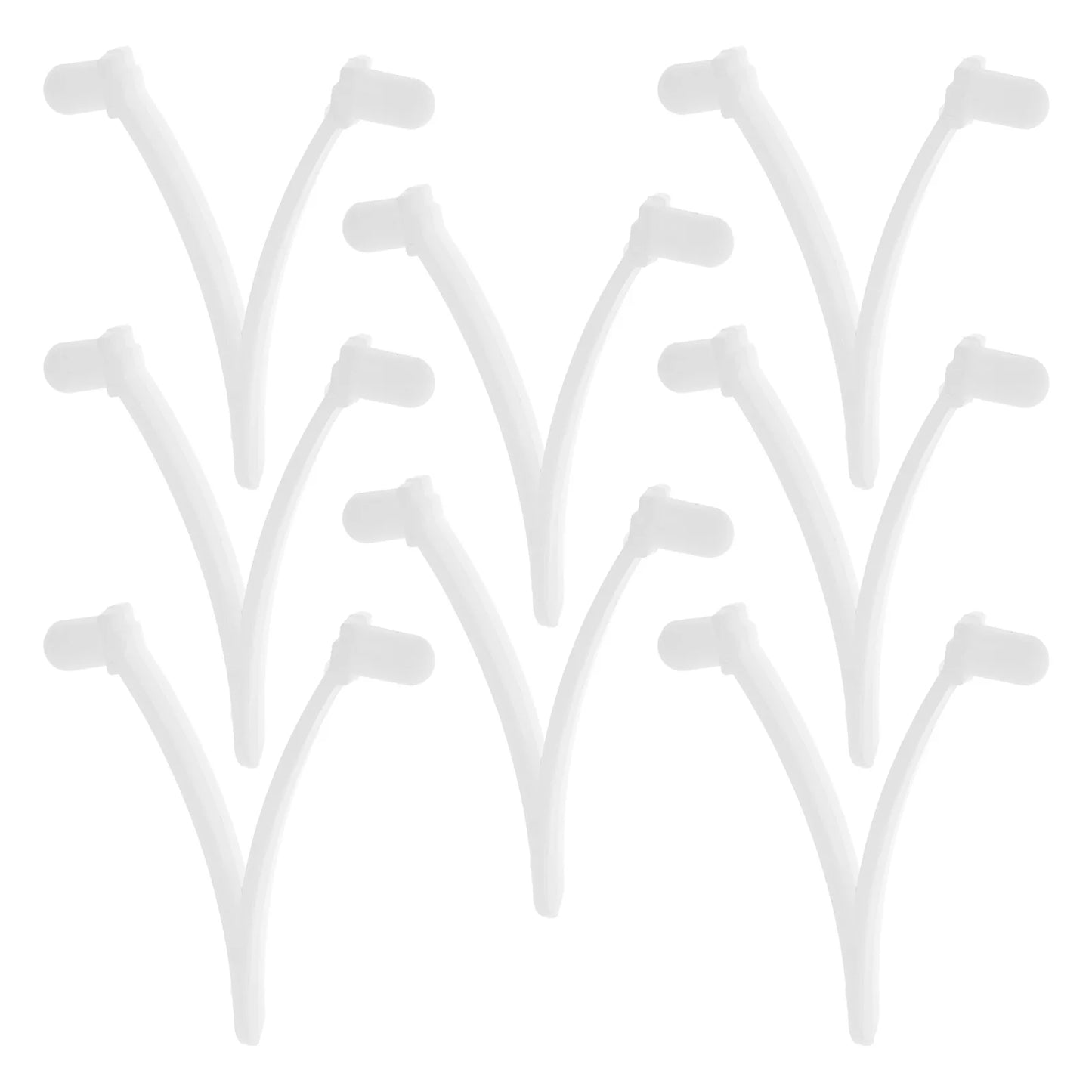 8 Pcs Pool Cleaning Accessories ABS Material V Clips For Skimmer Nets Leaf Rakes Brush Handles Pool Tool Attachment Locking Clip