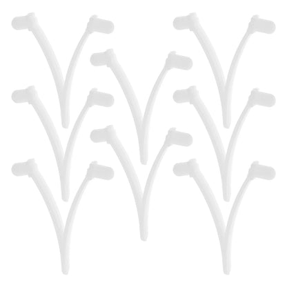 8 Pcs Pool Cleaning Accessories ABS Material V Clips For Skimmer Nets Leaf Rakes Brush Handles Pool Tool Attachment Locking Clip