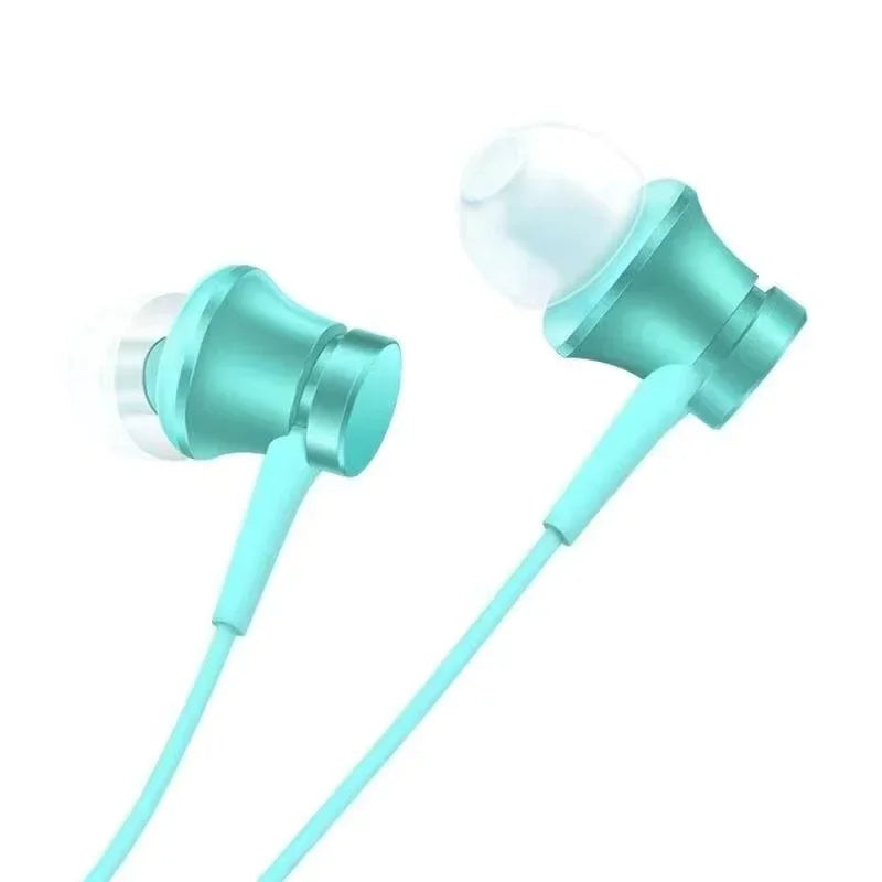 Xiaomi Mijia Smart Earphones Piston 3 Fresh Version In-Ear With Mic Wire Control For Mobile Phone For Xiaomi 5 5s 6 For Iphone