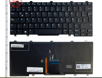 US Laptop Keyboard For DELL Latitude  7350 E7250 3150 3160 3165 12-5000 5280 5290 5250 Latitude 7280 7380 E5250 E7270 E5270