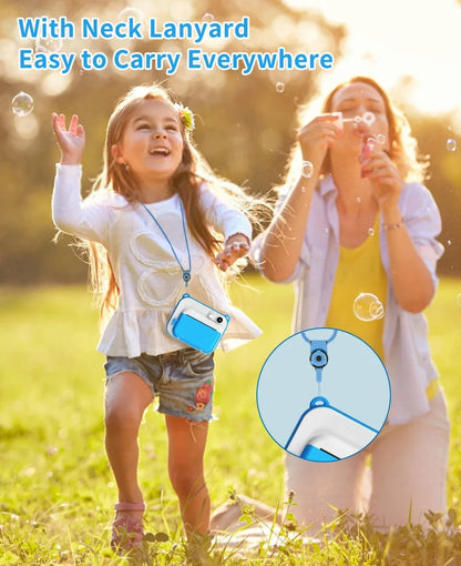 Children's Camera With Print Kids Instant Print Camera Digital Photo Camera Girl's Child Camera Video Boy's Birthday Gift