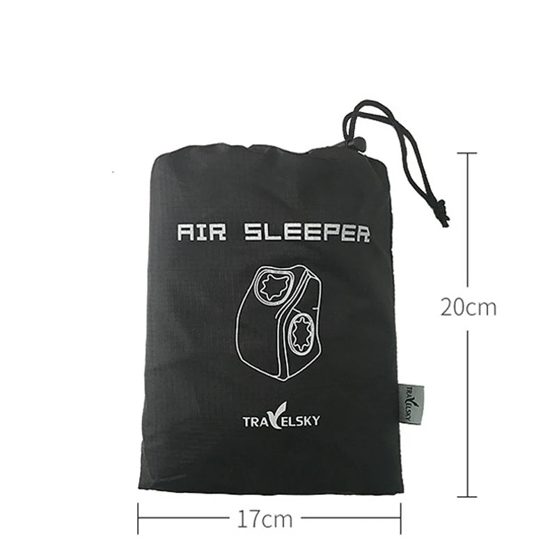 Inflatable Travel Pillow Travel Accessories For Long Haul Flights,Cars,Buses,Trains,Office Napping Sleeping Gray