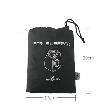 Inflatable Travel Pillow Travel Accessories For Long Haul Flights,Cars,Buses,Trains,Office Napping Sleeping Gray