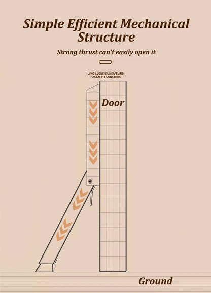 Stainless Steel Windproof Door Stopper Anti-collision Home Magnet Door Stapper Self Adhesive Door Anti-Slip Holder Doormat