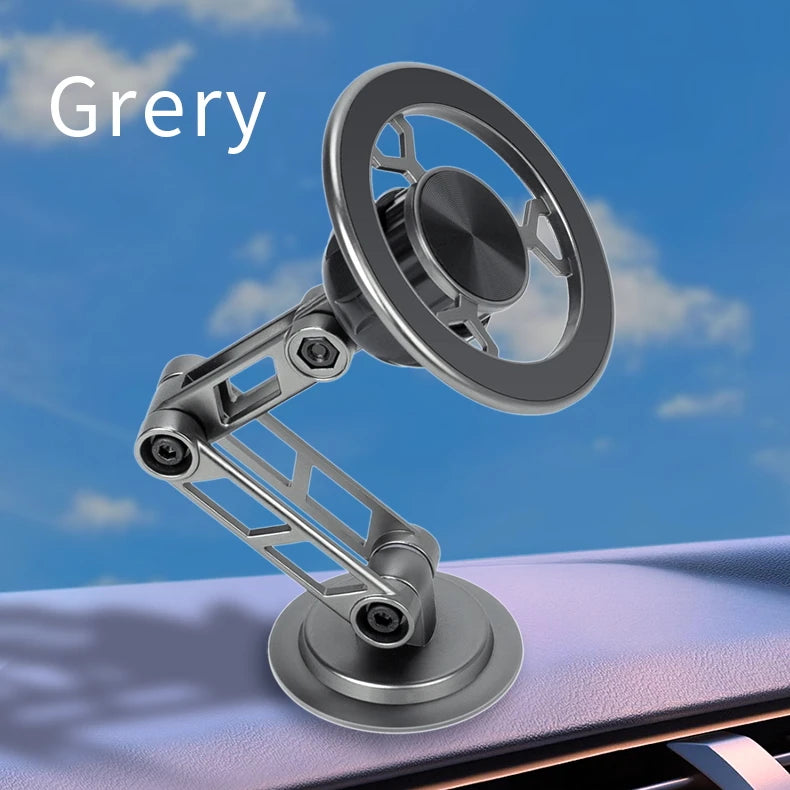 Universal metal magnetic mobile phone holder Foldable rotating mobile phone holder Dashboard windshield Car mobile phone holder