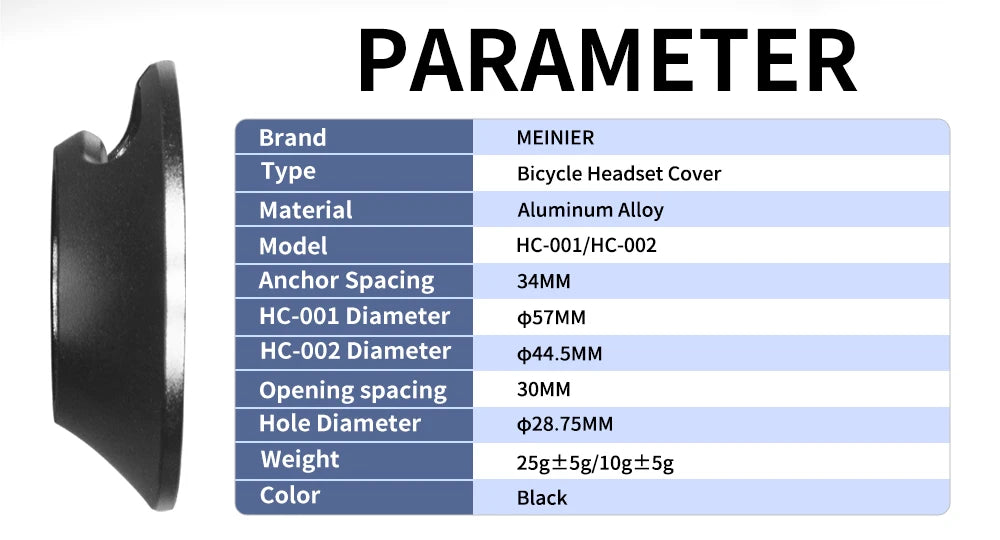 Headset cover Bicycle Headset Base Spacer Crown Race  MTB/Road Bike Universal Headset Washer gravel bike Internal Headset cover