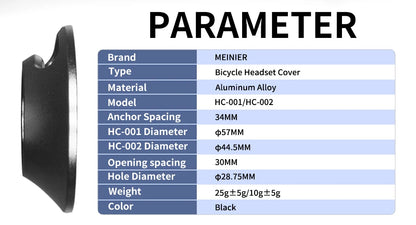 Headset cover Bicycle Headset Base Spacer Crown Race  MTB/Road Bike Universal Headset Washer gravel bike Internal Headset cover