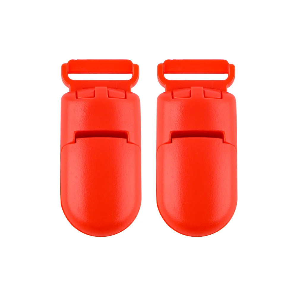 10Pcs/Lot Plastic Clasp Colorful Solid Clip Chain Making For Jewelry Handmade Crafts Making Accessories