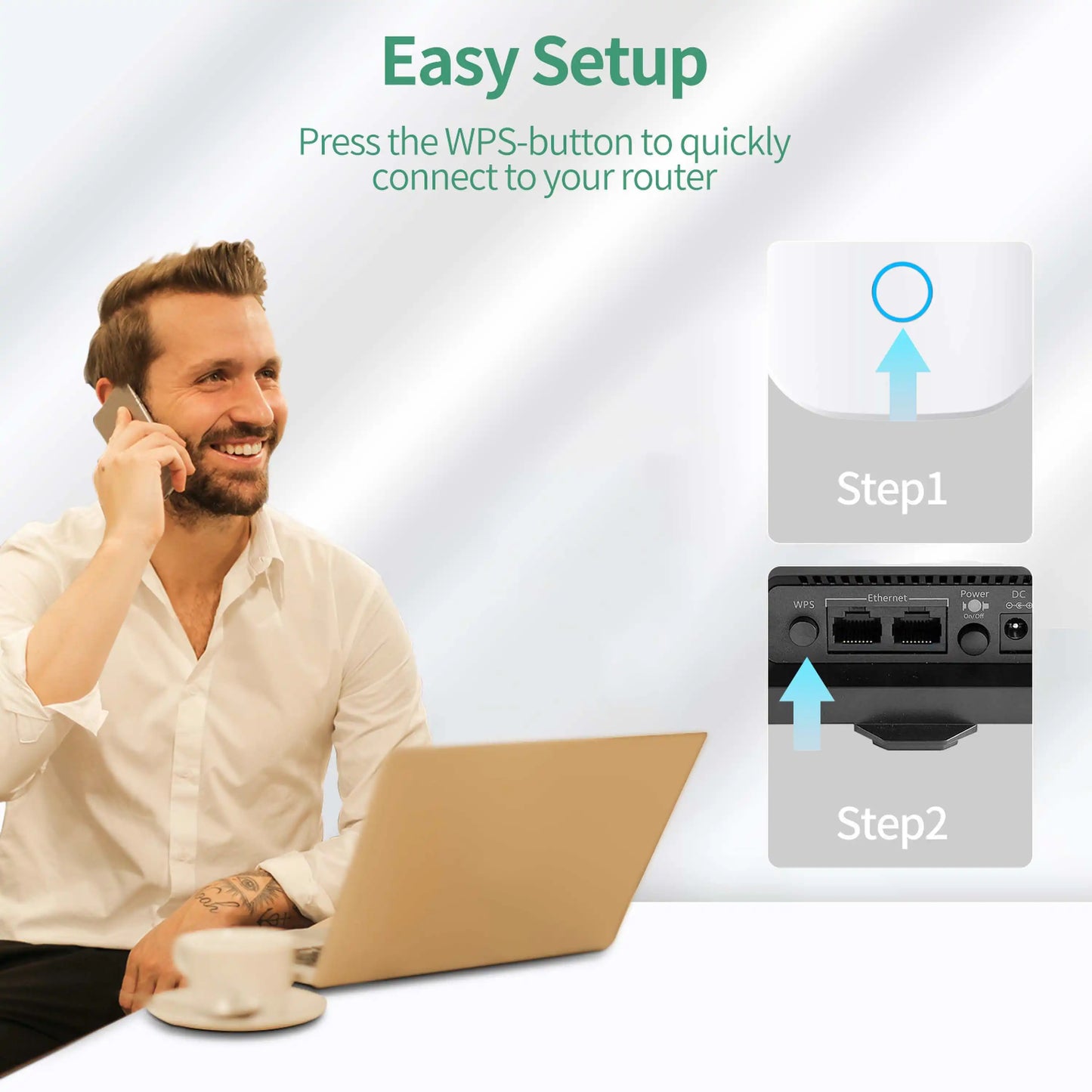 Comfast Extender 1500Mbps/WiFi 5 1200Mbps Extender Dual Band 2.4G&5.8G Wireless Repeater WiFi Range Booster AP/Router 4 Antennas