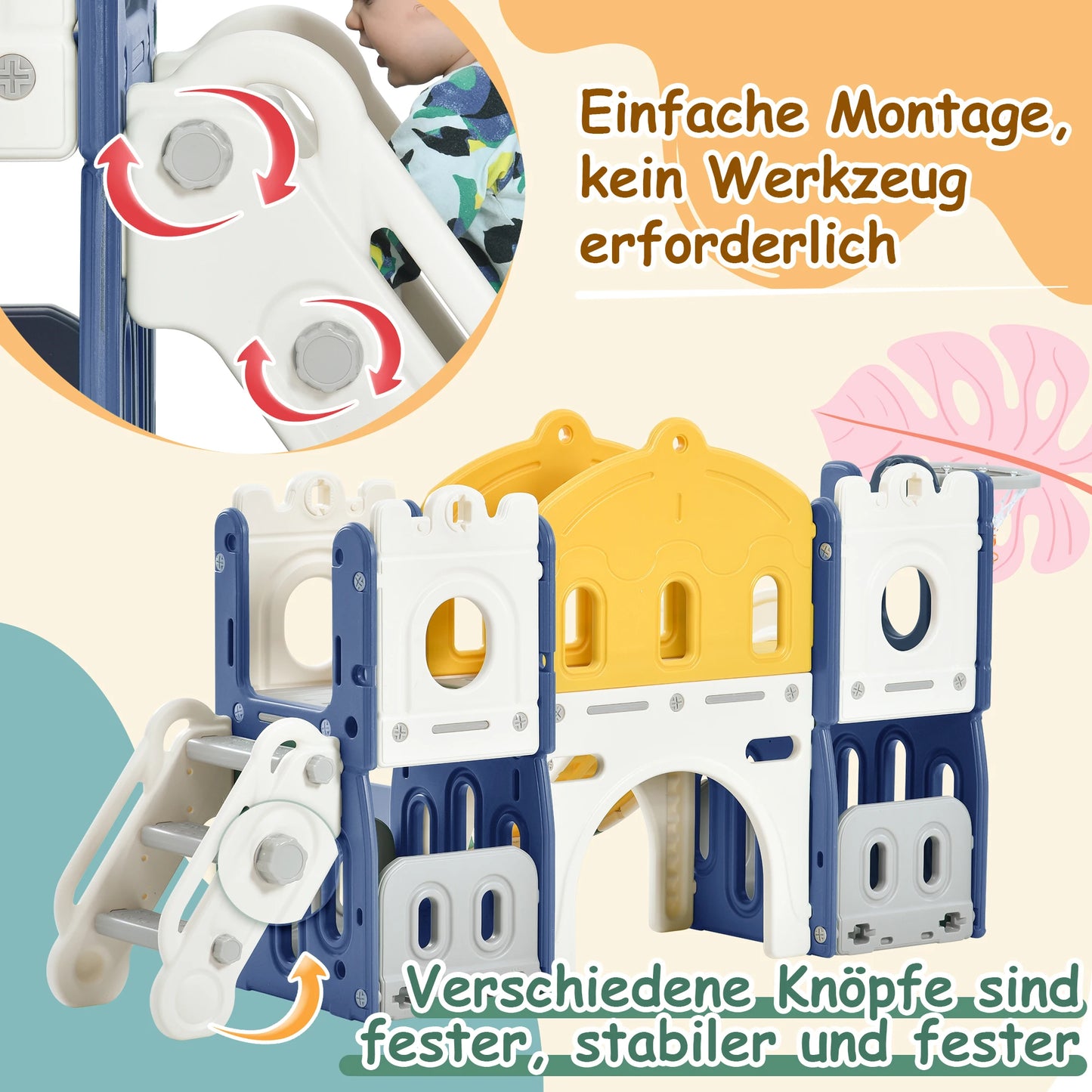 Slide child Swing Combination Children Multi-function Indoor Slide Swing Baby Home Storage Slide Swing Combination Children Park