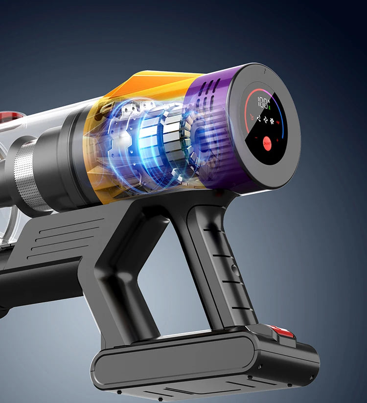 550W Cordless Handheld Vacuum Cleaner,50kPa Strong Suction,Detachable & Replaceable Battery,Touchscreen,Vacuum Cleaner for Home