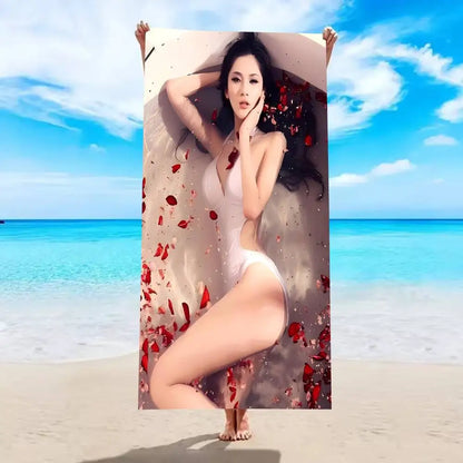 Womens-Sexy-Girl Towel Beach Towel for Your Summer Getaways! Suitable for towels, bath towels, beach towels