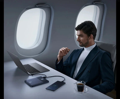 Baseus Power Bank 65W 12000mAh PD Fast Charging Digital Remaining Battery for iPhone 16 Pro Max Huawei Sumsang Notebooks Laptops