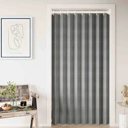 Magnetic Door Curtain Pleated Door Curtain Folding Door Curtains Accordion Door Closet Door Curtain Invisible Applicable