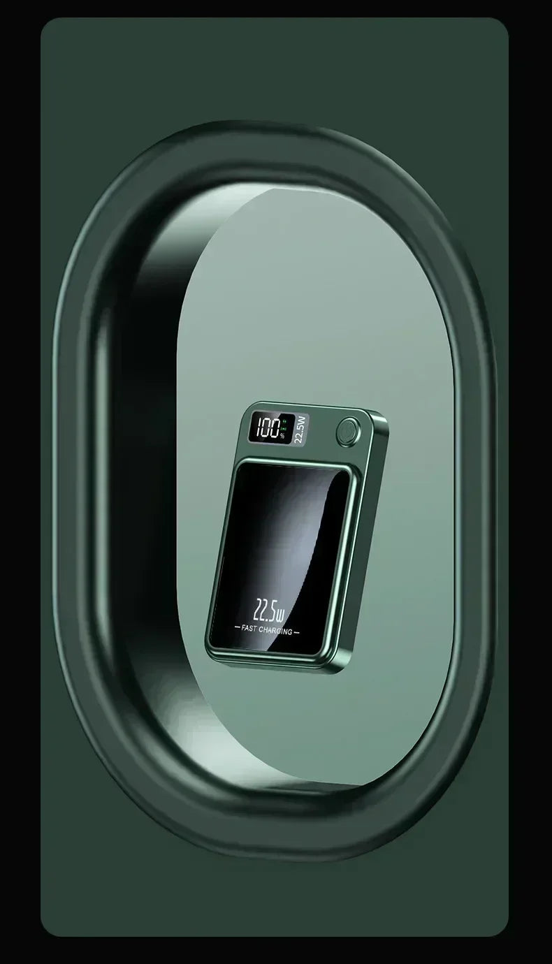 Power Bank 22.5W Magnetic Wireless Portable Chargers 30000mAh Super Fast Charging Powerbank External Battery for Iphone Xiaomi