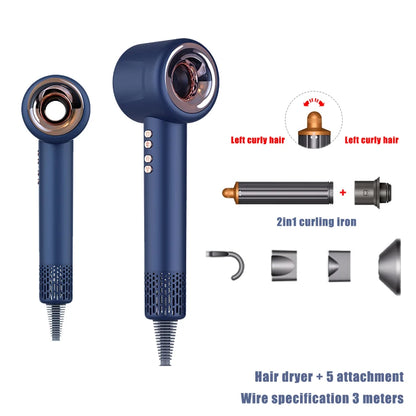 Professional Hair Dryer Super Hair Dryer 220V Leafless Hair dryers Home Curling Iron Salon Hair Styler Blow Drier