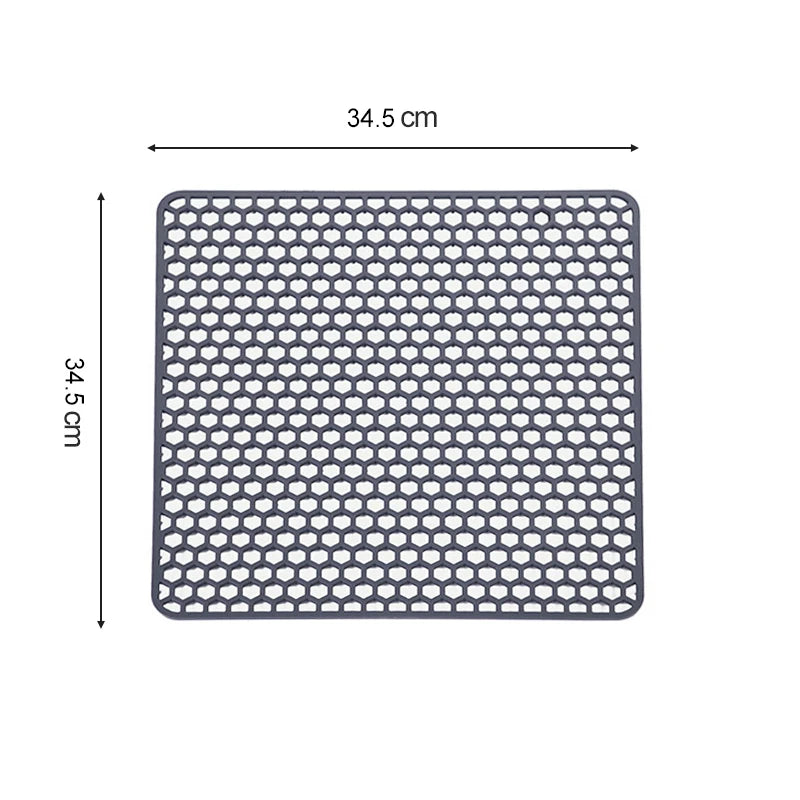 Sink Protectors for Kitchen Sink,Silicone Sink Mats for Bottom of Kitchen Sink Grid Accessory,Non-Slip Sink dish drying Mat