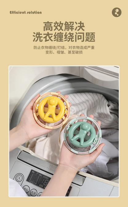 Reusable Cleaning Ball with 20Pcs Filter Screen Dirty Washing Machine Hair Filter Magic Laundry Ball Lint Hair Removal Catcher