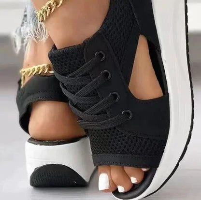 Women Sandals 2023 New Lady Platform Chunky Sandals Comfortable Women's Sandals Open Toe Casual Summer Sports Shoes