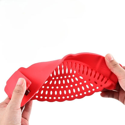 1pc, Strainer, Pot Strainer, Adjustable Clip On Strainer For Pots Pans And Bowls, Kitchen Pot Strainer