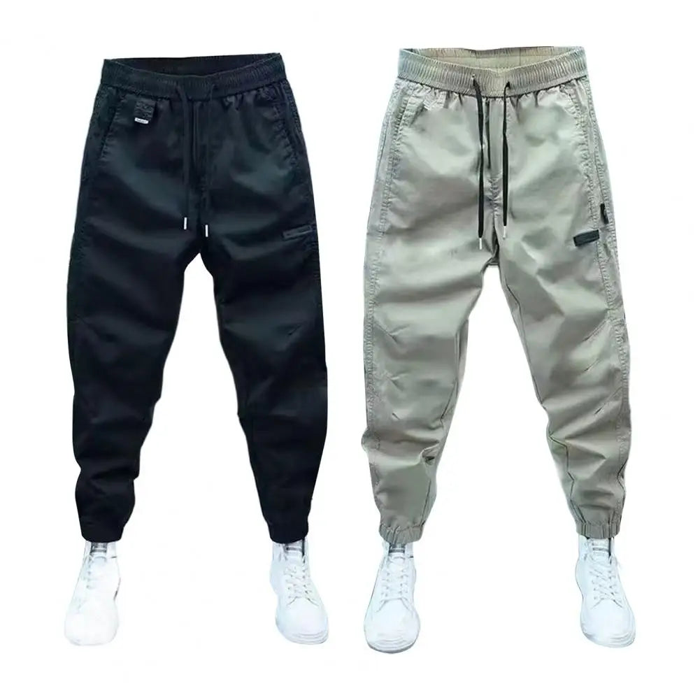 Joggers Cargo Pants Men Streetwear Hip Hop Sweatpants Male Casual Harem Trousers Summer Harajuku Brushed Pants Men