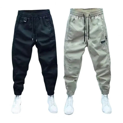 Joggers Cargo Pants Men Streetwear Hip Hop Sweatpants Male Casual Harem Trousers Summer Harajuku Brushed Pants Men