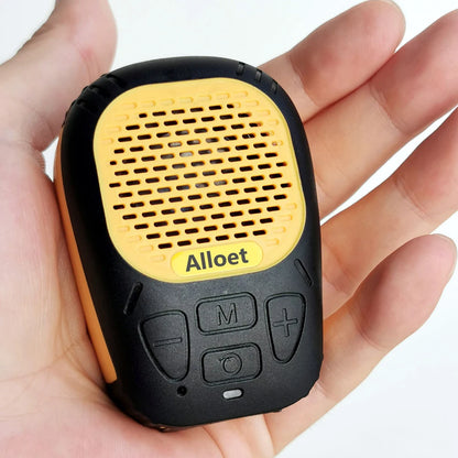 Wearable Bluetooth Speaker Magnetic Clip-On Wireless Speaker Waterproof Portable Sound with Strap for Hands-Free Music/Calls