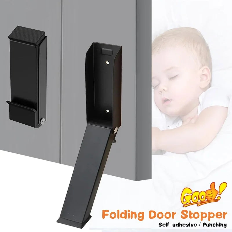 No Drilling Door Stopper Door-entry Windproof Stopper Door Stopper Anti-collision Safety Door Stoppers Home Magnet Door Stapper