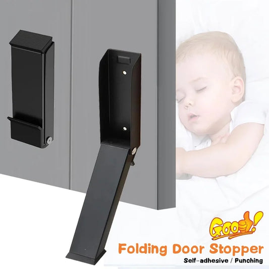 No Drilling Door Stopper Door-entry Windproof Stopper Door Stopper Anti-collision Safety Door Stoppers Home Magnet Door Stapper