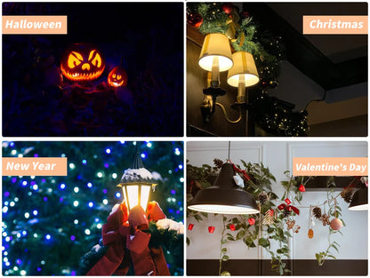 Imou B5（E26/E27）B22 Smart Light Bulb Control Lamp Base Dimmable Light Led Lamp Bombilla Colorful Changing 9W Function color