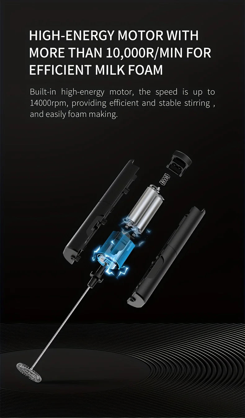 1pc Multifunctional Coffee Milk Frother Frother Home Milk Frother Maker Blender Handheld Egg Whisk Automatic Blender Cream