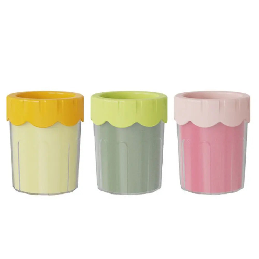 Soft Bristles Pet Paw Cleaner Reusable Mud Removal Dog Foot Washing Cup Detachable Portable Pet Feet Washer Daily Foot Care