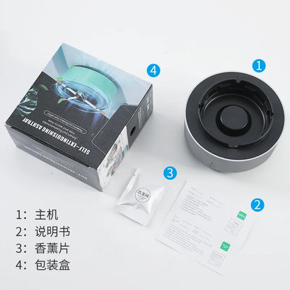 Smart Air Purifier for Smoke Odor Removal with Multi Filtration System Indoor Office Living Room Ashtrays Smoking Accessories