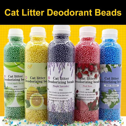 Cat Litter Deodorant Beads for Kitten Toilet Artifact Pet Odor Activated Carbon Absorbs Kitty Sand Stink Cleaning Supplies