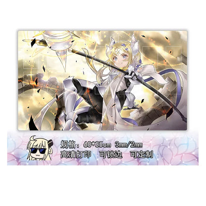 Yu-Gi-Oh! Play Mat Anime Yugioh Double Board Game Duel Plate Rubber Board Table Games Card Mat Mouse Pad Trading Card Game Mat