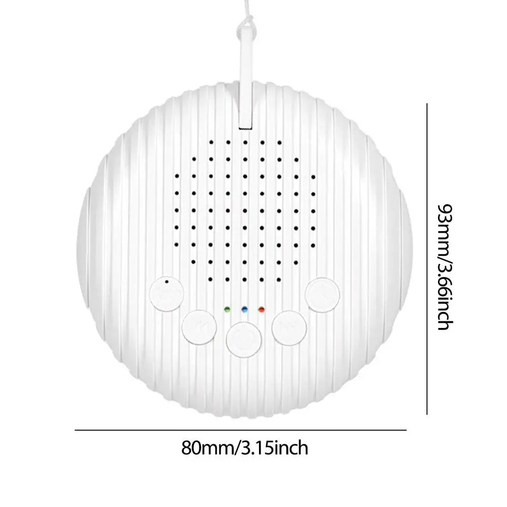 White Noise Machine USB Rechargeable Timed Shutdown Sleep Sound Machine For Sleeping Relaxation for Baby Adult Office Travel