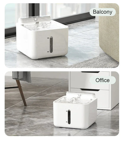 Wow, that's so cool! It's a smart pet water fountain.
