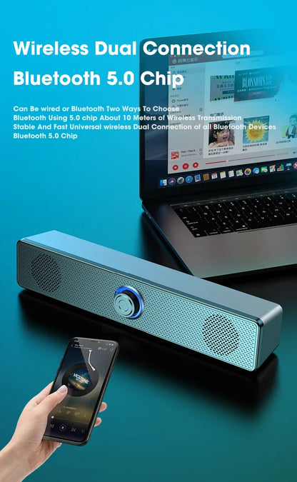 Home theater, Bluetooth speakers, USB powered wired and wireless audio panels, TV, PC, laptop, 3D audio gaming system