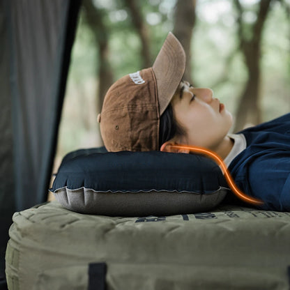 Inflatable Pillow Lightweight Travel Pillow Comfortable Backpacking Pillow Blow Up Pillow for Camping Hiking Backpacking